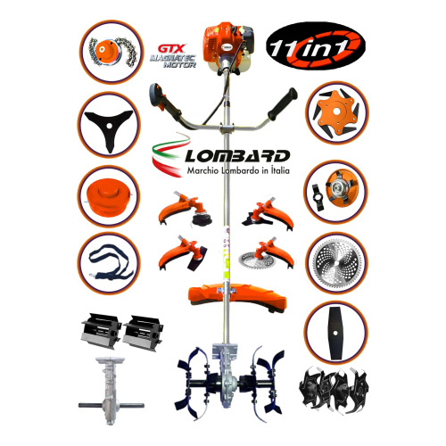 Lombard 11 In 1 Ergo L-900 Yan Tipi Benzinli Motorlu Ot Çalı Tırpanı Toprak Eşeleme Akrobat Çapalama Lombard 11 In 1 Ergo L-900 Yan Tipi Benzinli Motorlu Ot Çalı Tırpanı Toprak Eşeleme Akrobat Çapalama