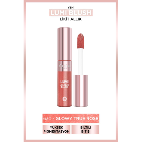 Lumi Blush Likit Allık - 630 Glowy True Rose Lumi Blush Likit Allık - 630 Glowy True Rose