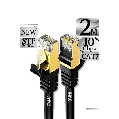 M109f Cat7 Kablo 2 Metre/10gbps-50 Mikron Altın Kaplama/stp/cat7 Ethernet Kablosu M109f Cat7 Kablo 2 Metre/10gbps-50 Mikron Altın Kaplama/stp/cat7 Ethernet Kablosu