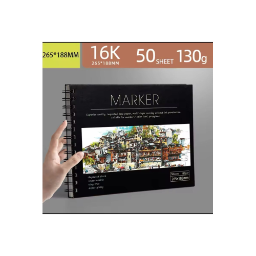 Marker Kalem Boyama Defteri Prime 16k Alt Tarafa Geçirmez Pad