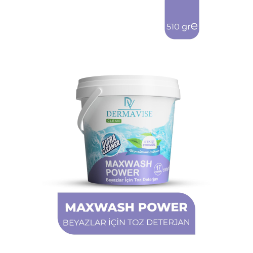 Maxwash Power Beyazlar İçin Toz Deterjan 510 gr Maxwash Power Beyazlar İçin Toz Deterjan 510 gr