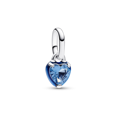 Me Mavi Çakra Kalp Mini Sallantılı Charm Me Mavi Çakra Kalp Mini Sallantılı Charm