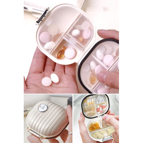 Mini Taşınabilir İlaç Kutusu 7 gün Bölmeli Küçük İlaç Kutusu Mini Taşınabilir İlaç Kutusu 7 gün Bölmeli Küçük İlaç Kutusu