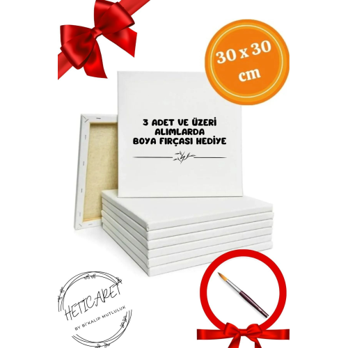 Mini Tuval 30x30 Cm Kare Resim Tuvali - Imalatçıdan - Fırça Hediyeli Mini Tuval 30x30 Cm Kare Resim Tuvali - Imalatçıdan - Fırça Hediyeli