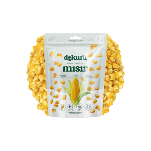 Mısır Kuru Sebze Cipsi - Dondurularak Kurutulmuş Freeze Dried Çıtır Mısır Kurusu Mısır Kuru Sebze Cipsi - Dondurularak Kurutulmuş Freeze Dried Çıtır Mısır Kurusu