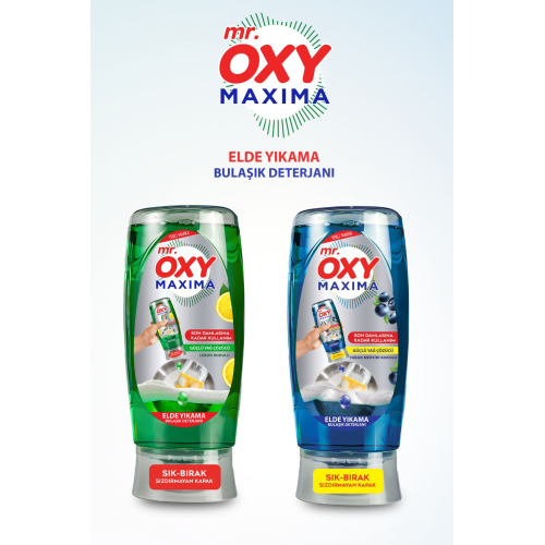 Mr. Oxy Maxima Elde Bulaşık Deterjanı 2x500 ML Mr. Oxy Maxima Elde Bulaşık Deterjanı 2x500 ML
