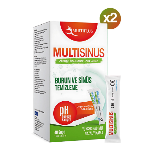 Multisinus Burun Ve Sinüs Temizleme Yedek Kiti 48'li - 2 Paket (ŞİŞESİZ YEDEK KİT) Multisinus Burun Ve Sinüs Temizleme Yedek Kiti 48'li - 2 Paket (ŞİŞESİZ YEDEK KİT)