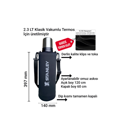 Neopren Termos Kılıfı Ve Omuz Askısı -2.3 lt. Klasik Neopren Termos Kılıfı Ve Omuz Askısı -2.3 lt. Klasik