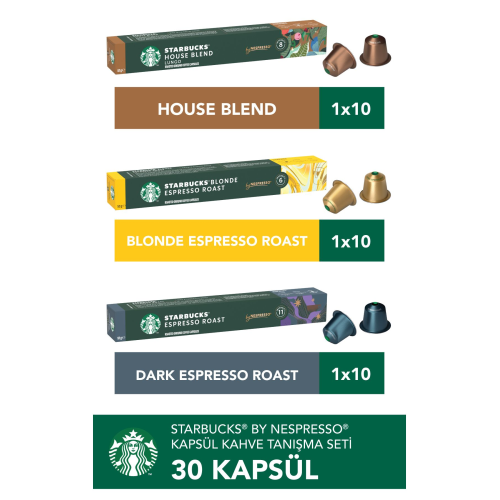 Nespresso Uyumlu Kapsül Kahve Tanışma Seti 30'lu