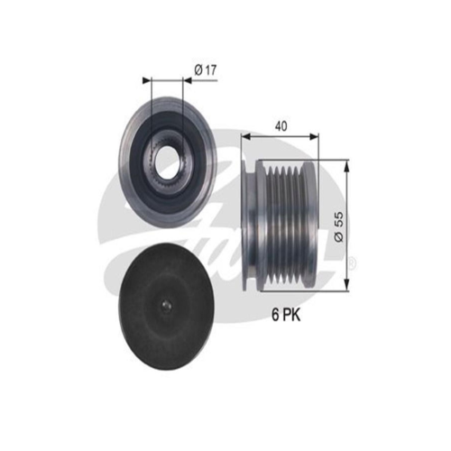 Oap7114 Alternator Kasnagi - ( Seat : Leon 1.6tdi / Vw : Amarok 2.0 Tdi 2.0 Bitdi (wm299898)