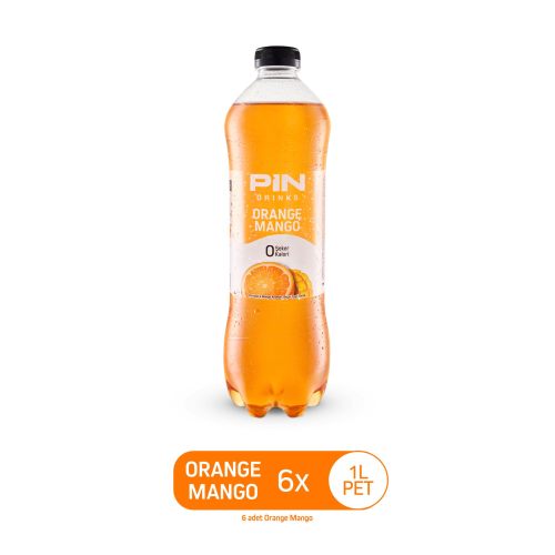Orange Mango Tropikal Beyaz Çay - Şekersiz & Kalorisiz - 1 Litre X 6 Adet Ice Tea