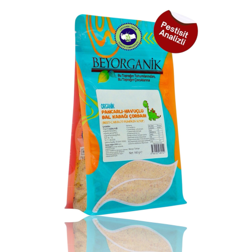 Organik Havuçlu Kabak Çorbası 160gr (PESTİSİT VE AFLATOKSİN ANALİZLİ)