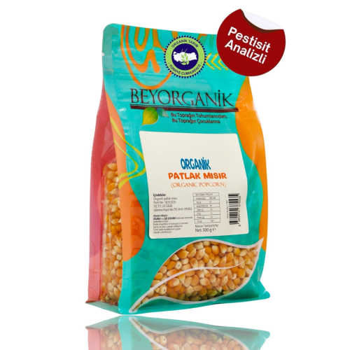 ORGANİK Patlak Mısır 500gr (PESTİSİT ve AFLATOKSİN ANALİZLİ) ORGANİK Patlak Mısır 500gr (PESTİSİT ve AFLATOKSİN ANALİZLİ)