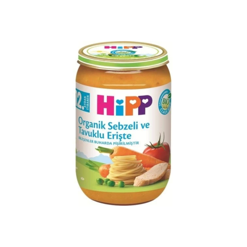 Organik Sebzeli Tavuklu Erişte 220 gr Organik Sebzeli Tavuklu Erişte 220 gr
