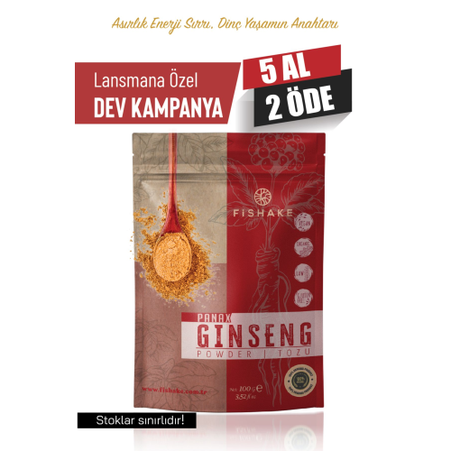 Panax Ginseng Toz Ekstrakt %100 Saf Bitki Kökü Multivitamin Ve Mineral 100 Gr Panax Ginseng Toz Ekstrakt %100 Saf Bitki Kökü Multivitamin Ve Mineral 100 Gr