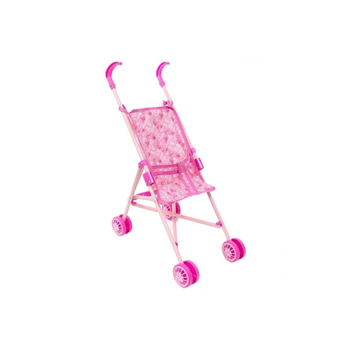 Pembe Oyuncak Katlanabilir Baston Metal Bebek Puseti