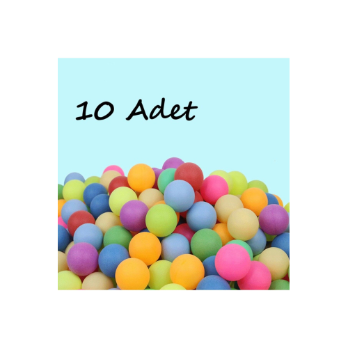 Pinpon Topu Karışık Renk 10 Adet Masa Tenisi Topu Pinpon Topu Karışık Renk 10 Adet Masa Tenisi Topu