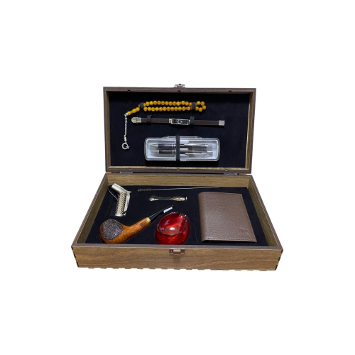 PİPSAN PİPO AHLAT AĞACI BALSA FİLİTRELİ ÇAKMAKLI CÜZDAN BİLEKLİK TESBİH SET 605738-509163 PİPSAN PİPO AHLAT AĞACI BALSA FİLİTRELİ ÇAKMAKLI CÜZDAN BİLEKLİK TESBİH SET 605738-509163