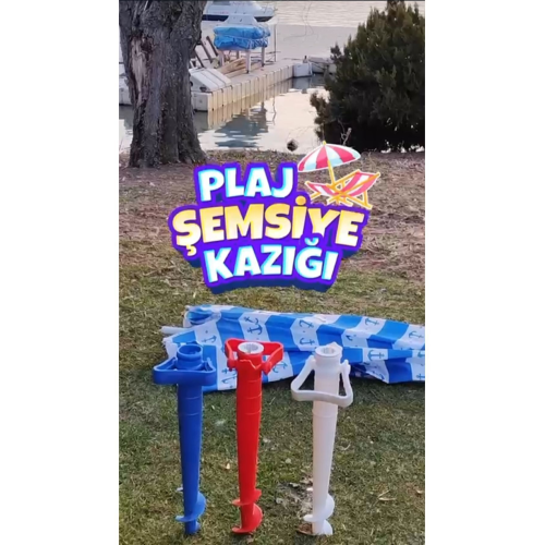 Plastik Plaj Ve Bahçe Şemsiye Kazığı Plastik Plaj Ve Bahçe Şemsiye Kazığı
