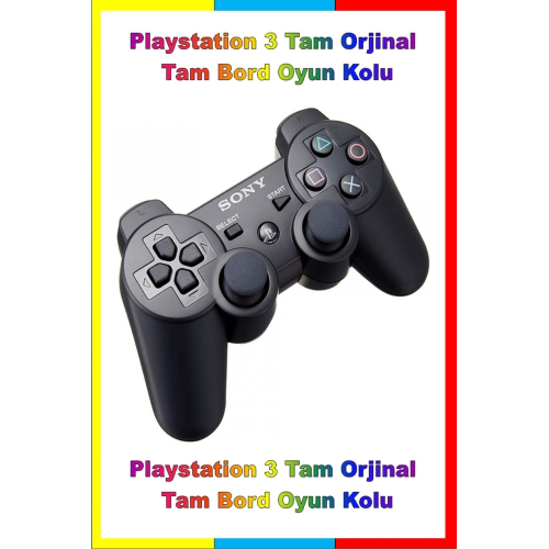 Playstation 3 Tam Orjinal Tam Bord Oyun Kolu Ps3 Dualshock 3 Teşhir - Ikinci El Üründür
