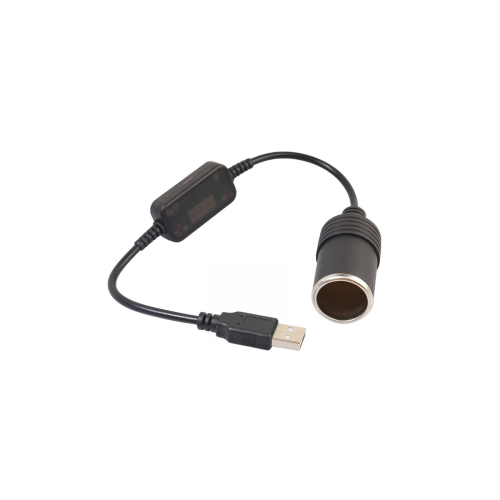 Pm-5726 Usb 2.0 5 Volt - 2 Amper To 12 Volt - 0.8 Amper Araç Çakmak Fişi Dişi Çevirici