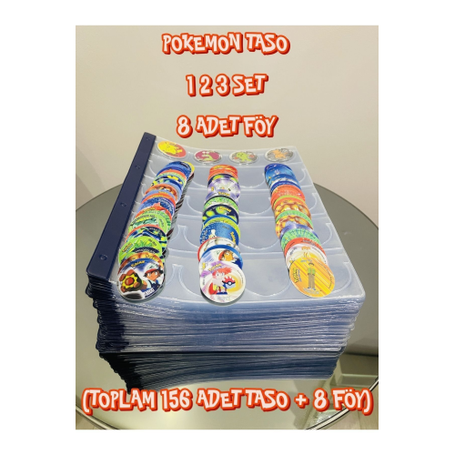 Pokemon Taso 1 2 3 Set 8 Adet Föy (156 Taso 8 Adet Föy ) Pokemon Taso 1 2 3 Set 8 Adet Föy (156 Taso 8 Adet Föy )
