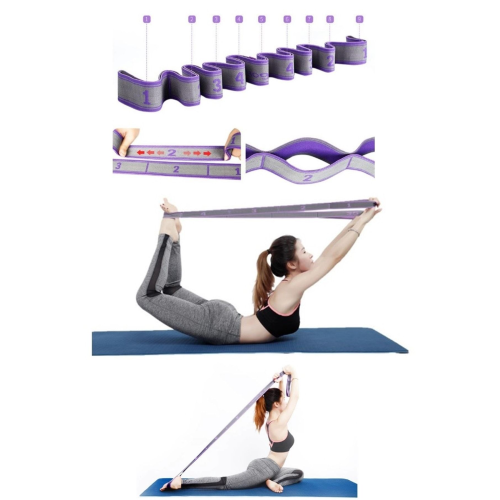 Profesyonel Jimnastik Eğitim Bandı 9 Seviyeli Pilates Yoga Direnç Spor Elastik Gergi Yoga Bandı Profesyonel Jimnastik Eğitim Bandı 9 Seviyeli Pilates Yoga Direnç Spor Elastik Gergi Yoga Bandı