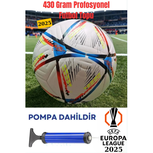 Profosyonel Futbol Topu Halı Saha Çim Saha Sporcu Top Pompa Katar Dünya Kupası 415 gram Uefa 2025 Profosyonel Futbol Topu Halı Saha Çim Saha Sporcu Top Pompa Katar Dünya Kupası 415 gram Uefa 2025