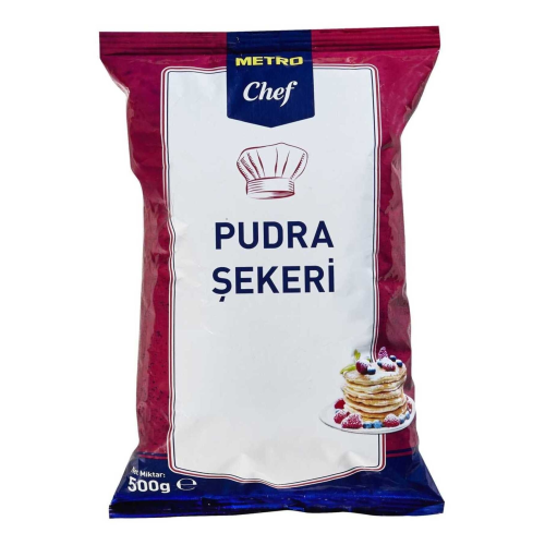 Pudra Şekeri 500G Pastacılık Pasta Şef Mutfak Tatlı Pudra Şekeri 500G Pastacılık Pasta Şef Mutfak Tatlı