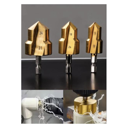 Pvc Boru Havşası Pprc Boru Onarımı Için Rayba 3lü Matkap Uc Kutulu Boru Tamir Delme Genişletme Tıraş Pvc Boru Havşası Pprc Boru Onarımı Için Rayba 3lü Matkap Uc Kutulu Boru Tamir Delme Genişletme Tıraş
