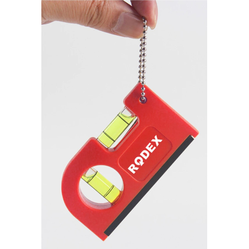 Rodex Cep Tipi Mini Su Terazisi Kırmızı Mıknatıslı Su Terazisi