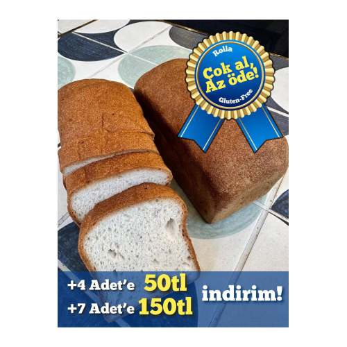 Rolla Gluten-free Glütensiz Laktozsuz Vegan Baton Beyaz Ekmek Rolla Gluten-free Glütensiz Laktozsuz Vegan Baton Beyaz Ekmek