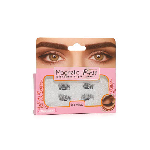 Rose Manyetik Mıknatıslı Kirpik