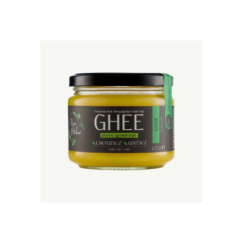 Sade Yağ / Ghee 225 gr – Laktozsuz, Kazeinsiz, Gdo’ Suz – Saf Yağ / Sadeyağ Sade Yağ / Ghee 225 gr – Laktozsuz, Kazeinsiz, Gdo’ Suz – Saf Yağ / Sadeyağ
