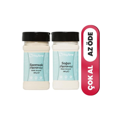 Sarımsak Toz 160 G Soğan Toz 160 G - 2'li Set Sarımsak Toz 160 G Soğan Toz 160 G - 2'li Set