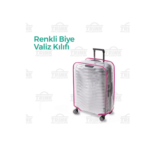 Şeffaf Valiz Kılıfı Ve Bavul Koruyucu Kılıf Renkli Biye Şeffaf Valiz Kılıfı Ve Bavul Koruyucu Kılıf Renkli Biye