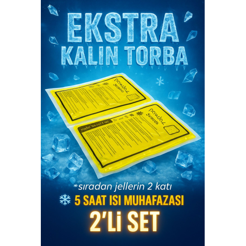 Serinjel X 2 - Soğuk Sıcak Kompres ( 26x35 Cm) - 5 Saat Isı Muhafazası Serinjel X 2 - Soğuk Sıcak Kompres ( 26x35 Cm) - 5 Saat Isı Muhafazası