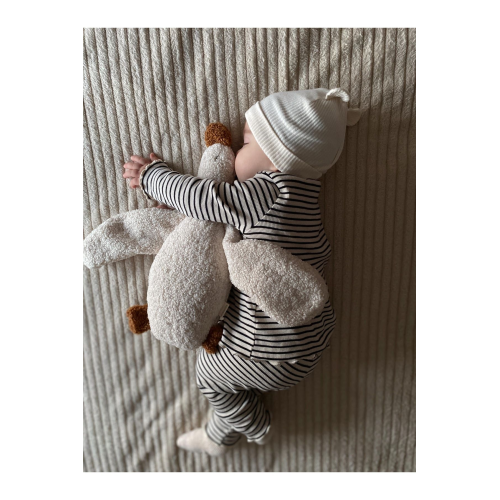 Sevimli Ördek Teddy Bebek Çocuk Uyku Arkadasi Krem/Camel Sevimli Ördek Teddy Bebek Çocuk Uyku Arkadasi Krem/Camel