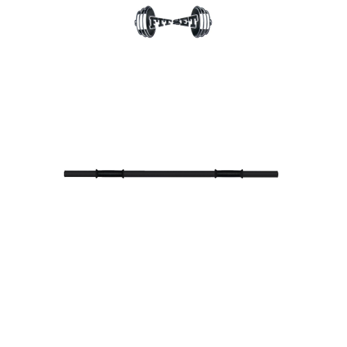 Siyah Halter Barı 120 Cm ( 2 Adet Sıkıştırma Yayı ) Siyah Halter Barı 120 Cm ( 2 Adet Sıkıştırma Yayı )