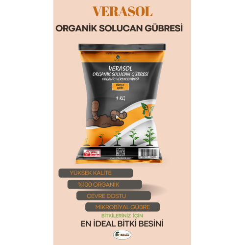 Solucan Enzimli Bitki Besini %100 Organik Solucan Katkısı 1 Kg Düzenleyici Vitamin Besin Solucan Enzimli Bitki Besini %100 Organik Solucan Katkısı 1 Kg Düzenleyici Vitamin Besin