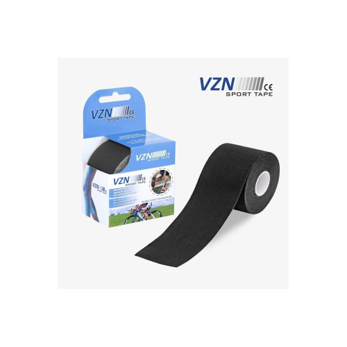 Sport Tape Siyah Renk Kinezyo Sporcu Bandı Ağrı Bandı 5 Metre X 5 Cm