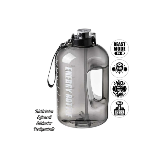 Suhvee Sporcu Su Matarası Su Matarası Bpa Free 2.5L Suluk Gym Matara Suhvee Sporcu Su Matarası Su Matarası Bpa Free 2.5L Suluk Gym Matara