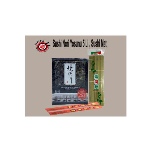 Sushi 5'li Nori Yosunu , Sushi Matı / Suşi Seti Sushi 5'li Nori Yosunu , Sushi Matı / Suşi Seti
