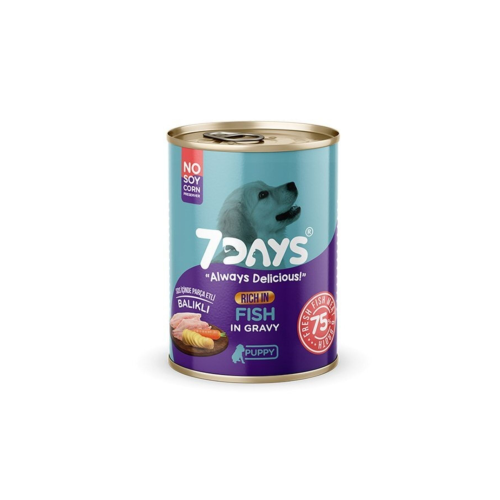 Tahılsız Taze Balık Etli Soslu Yavru Köpek Konservesi 415 Gr