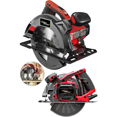 Teknoloji LX1500 Bakır Sargı 185 Mm Lazerli 45° Açılı Kesim Ahşap Sunta Kesme Daire Testere Makinesi