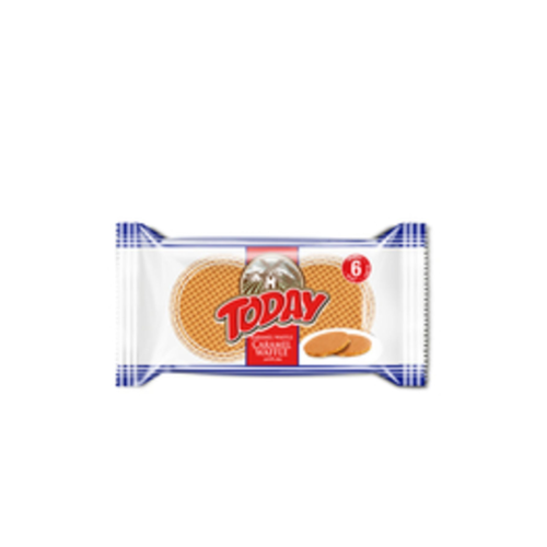 Today Caramel Waffle 132 Gr. 6lı (1 Paket)