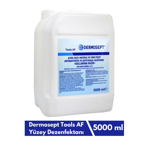 Tools Af Alkol Bazlı Medikal ve Tıbbi Yüzey Antibakteriyel Antifungal Solüsyonu 5000 ml Tools Af Alkol Bazlı Medikal ve Tıbbi Yüzey Antibakteriyel Antifungal Solüsyonu 5000 ml