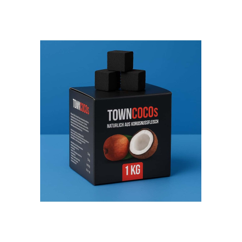 Town Coco's #26 Nargile Kömürü - 1 Kg 64 Küp - Yüksek Kalite Nargile Kömürü Town Coco's #26 Nargile Kömürü - 1 Kg 64 Küp - Yüksek Kalite Nargile Kömürü
