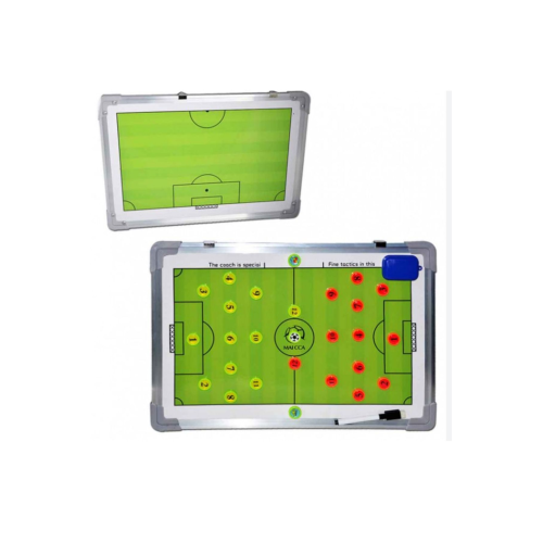 TTF-100 Kalemli Silgili ve Mıknatıslı Çift Taraflı Futbol Taktik Tahtası Alüminyum Alaşım TTF-100 Kalemli Silgili ve Mıknatıslı Çift Taraflı Futbol Taktik Tahtası Alüminyum Alaşım