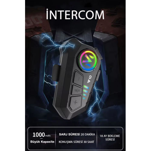 V10 kablosuz motosiklet kask kulaklık İNTERCOM V10 kablosuz motosiklet kask kulaklık İNTERCOM